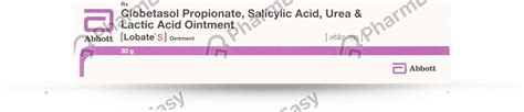 Buy Lobate S Tube Of 30gm Ointment Online & Save Up to 24% at PharmEasy