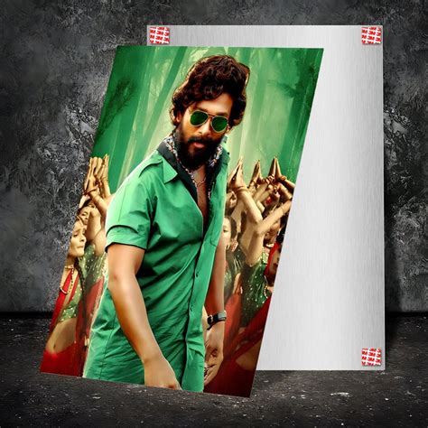 High-Quality Metal Posters - Allu Arjun AA04 | Vibrant Colors & Sharp ...