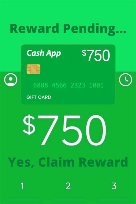 Cash App 750 Reward Card