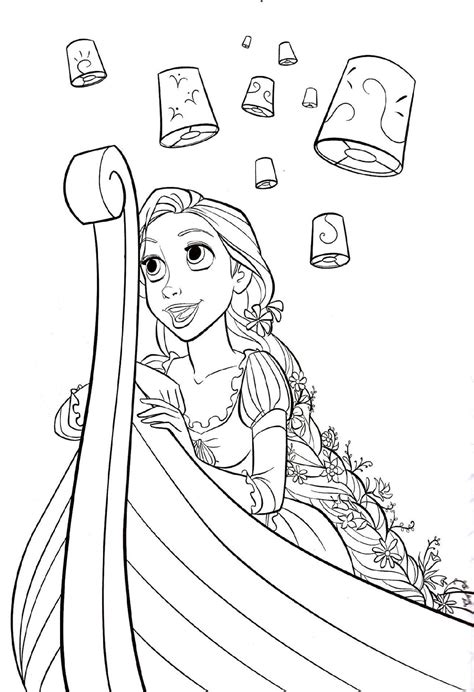Rapunzel Coloring Pages Printable - Printable Calendars AT A GLANCE