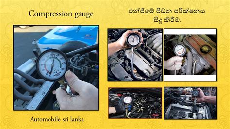 Image result for Compression Checking a Diesel Motor