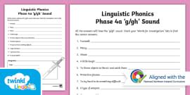 gh Words that Sound Like g Phonics PowerPoint - Resources