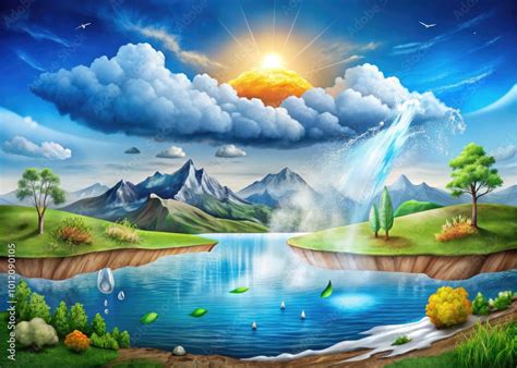 Water Cycle Model 的图像结果