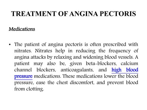 Angina pectoris : causes, symptoms, diagnosis and treatment | PPTX