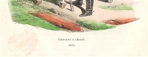 19th Engraving Horse Hunter Napoleon Bonaparte First | Ubuy India