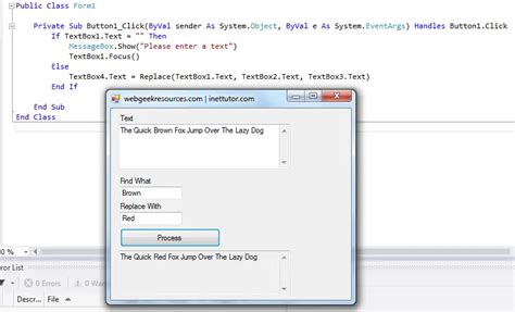 Image result for Visual Basic Code for Reversing String