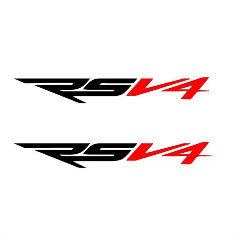 stickerbuy Aprilia RSV4 Sticker for Bike Sides Helmet 2 nos : Amazon.in ...