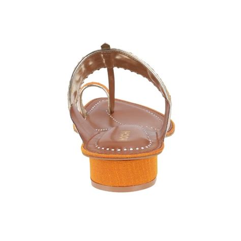 Buy Mochi Women Yellow Ethnic Kolhapuris Online | SKU: 32-788-33-36 ...