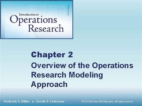 Image result for Operating Research Chapter Two