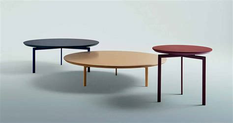 Modern Design Coffee Table in Steel and Colored Wood