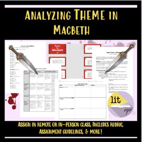 Analyzing Theme in Macbeth (Remote or In-Person) - Amped Up Learning