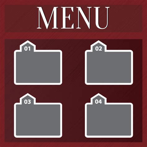 Image result for First Course Menu in Vector