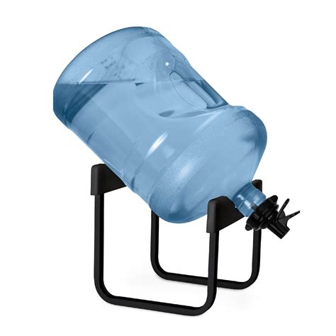 Brio Stainless Steel 3-5 Gallon Water Jug Stand with 2 Dispenser Valves ...