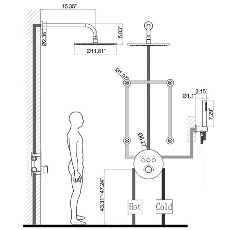 Proper Height Of Rain Shower Head at Stanley Musso blog