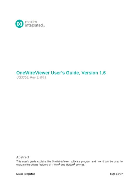 Image result for OneWireViewer Tutorial