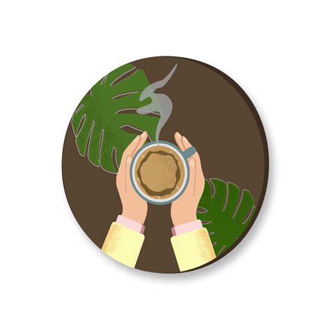 Buy Affordable Studio Artemist Coffee Love (Round) Pop Art Canvas ...