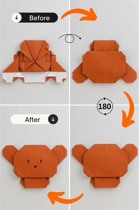 Image result for Origami Bear Tutorial