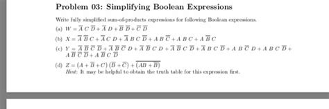Simplifying Boolean Expressions 的图像结果