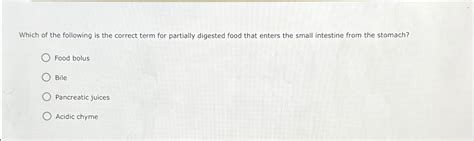 Image result for Partially Digested Food