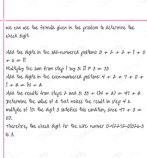 Image result for What Is the Modulo 11 Method for Chack Digit