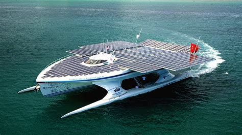 世界最大太阳能船，造价超过1亿元，只晒太阳就能环游世界