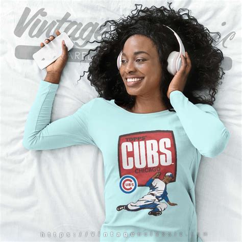 Topps Chicago Cubs Shirt - Vintagenclassic Tee