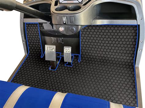 Matericuo Golf Cart Floor Liner Mat Full Coverage Custom Fit for Yamaha ...