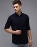 Buy Navy Blue Shirts for Men by SHOWOFF Online | Ajio.com