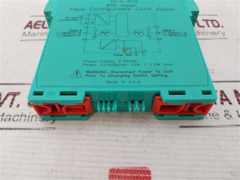 Pepperl+Fuchs Kfda-rtd Input, Field Configurable Limit Alarm Module 93 ...