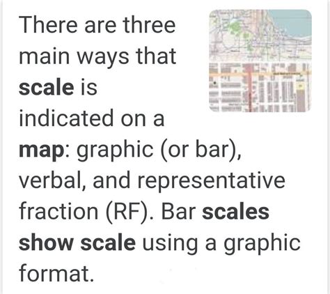 What is scale ? name the various methods to represent the scale on a ...