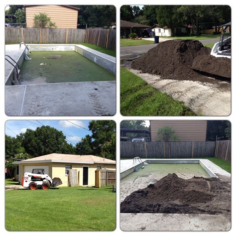 Just not Fill Dirt Anymore: Fill Dirt being used to Fill in Pools.