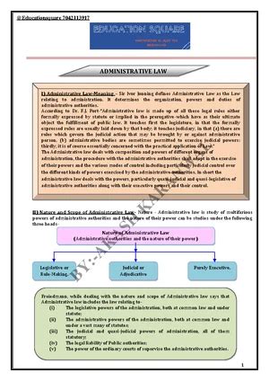 Unit 2d Sub delegation Administrative Law - Sub-Delegation When a ...