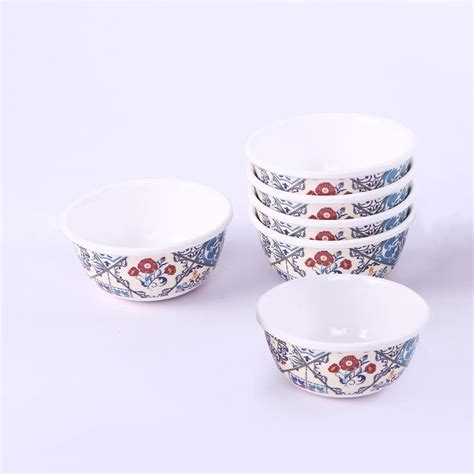 Buy WONDERCHEF Venice White Printed Melamine Serving Bowls - 11.5 x 5.8 ...