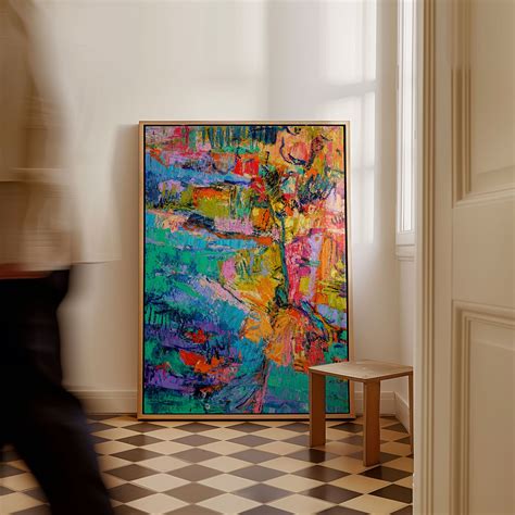 Buy Abstract Color Palette, Abstract Painting Wall Art Online at Best ...
