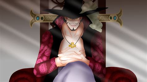 Dracule Mihawk Wallpaper Dracule Mihawk [ One Piece], Schilderij Door
