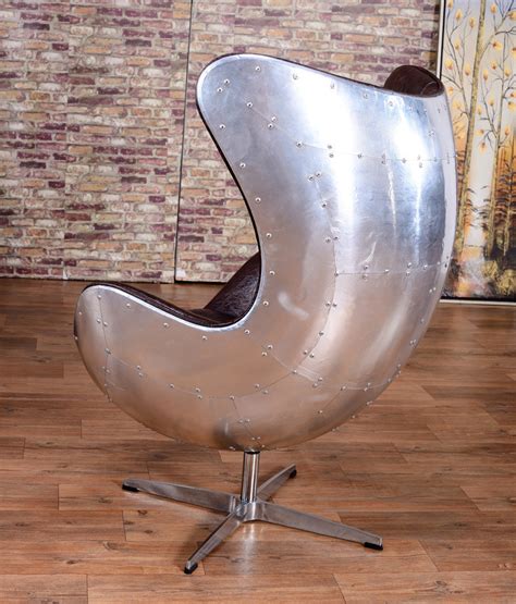 LOFT工业风格办公椅纯手工个性铝皮铆钉沙发玻璃钢鸡蛋壳真皮椅子-阿里巴巴