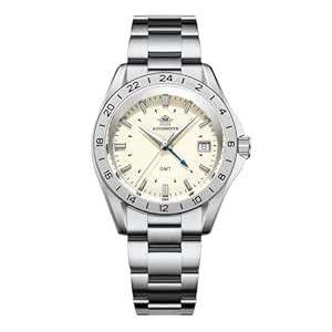 Buy ADDIESDIVE GMT Watches for Men Dive Water-Resistance 200 M Analog ...