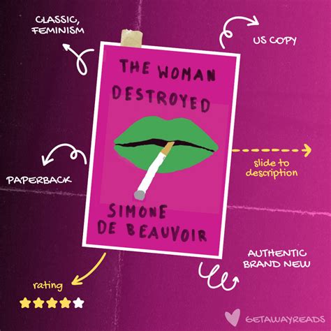 The Woman Destroyed by Simone De Beauvoir (Paperback) | Shopee Philippines