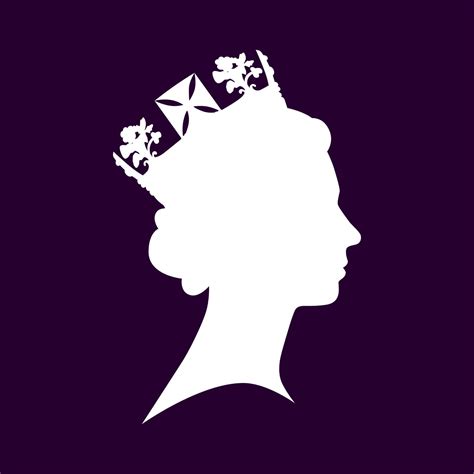 Silhouette Of Queen Elizabeth