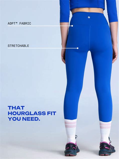 Cobalt Hourglass Snug Leggings – CAVA Athleisure Pvt Ltd
