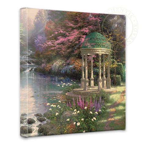 The Garden of Prayer - 14" x 14" Gallery Wrapped Canvas – Thomas ...