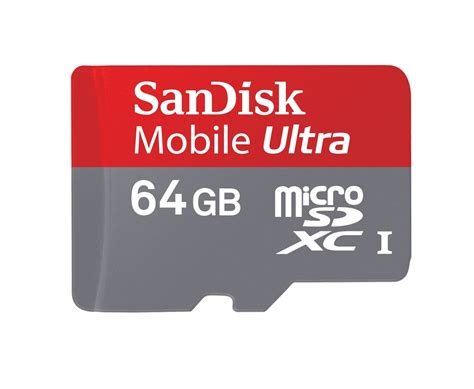 Specificaties van Sandisk Mobile Ultra microSDXC 64GB - Tweakers