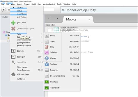 How to Install MonoDevelop for Unity 的图像结果