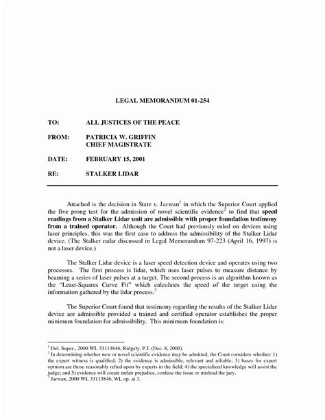 Legal Memo Writing Sample – Financial Report