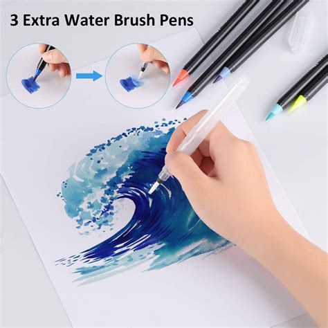 Vacnite Watercolor Markers Brush Pen Set - 72 Colors India | Ubuy