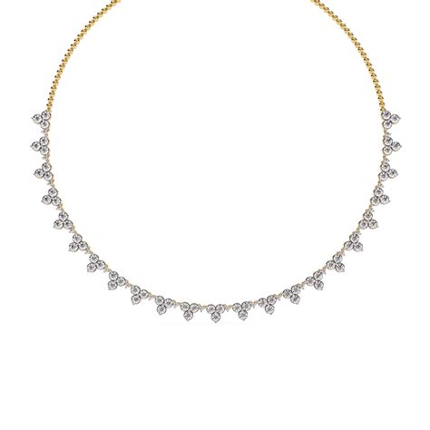 Sylva Round Diamond Necklace – Espira Gems