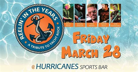 Reelin In The Years: A Tribute To Yacht Rock live at Hurricanes ...