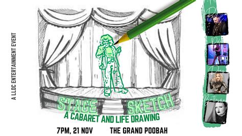 Stage Sketch, The Grand Poobah, Hobart, 16 January 2025 | AllEvents