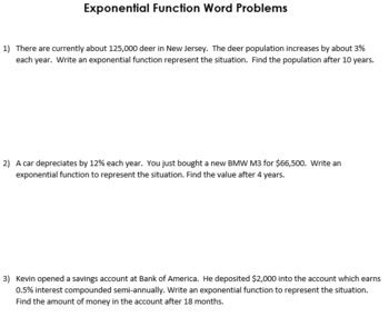 Word Problem On Exponential Expression with Solution 的图像结果