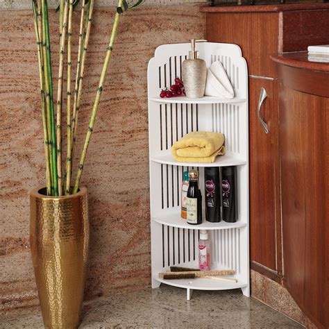 SS Arts Engineered Wood Decorative Wall Corner Stand Multi Purpose 4 ...